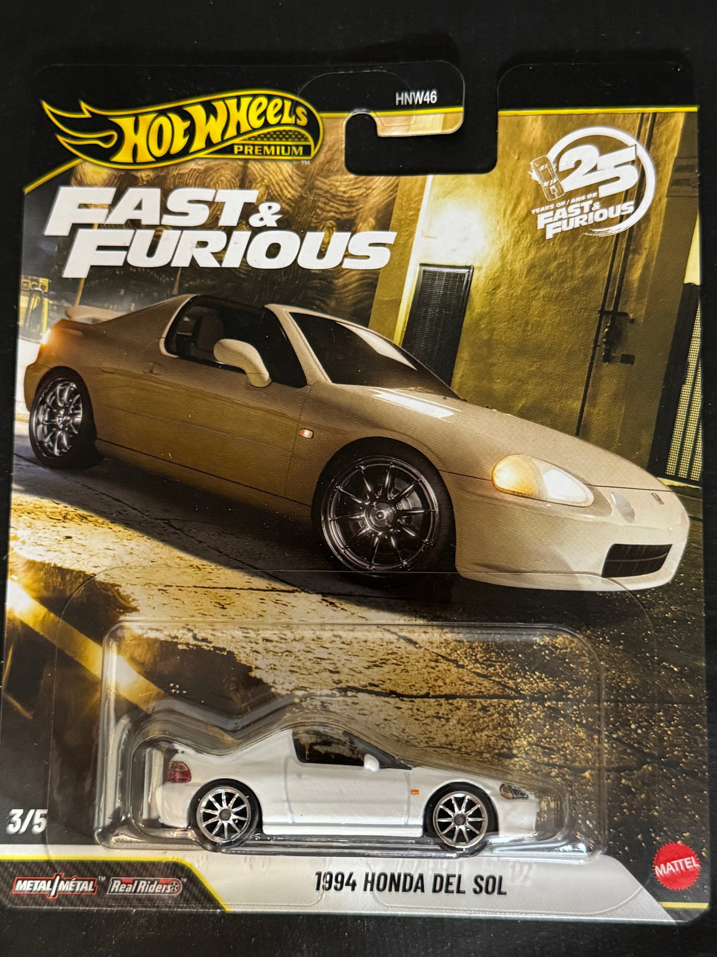 Hot Wheels 1994 honda del sol Fast and Furious