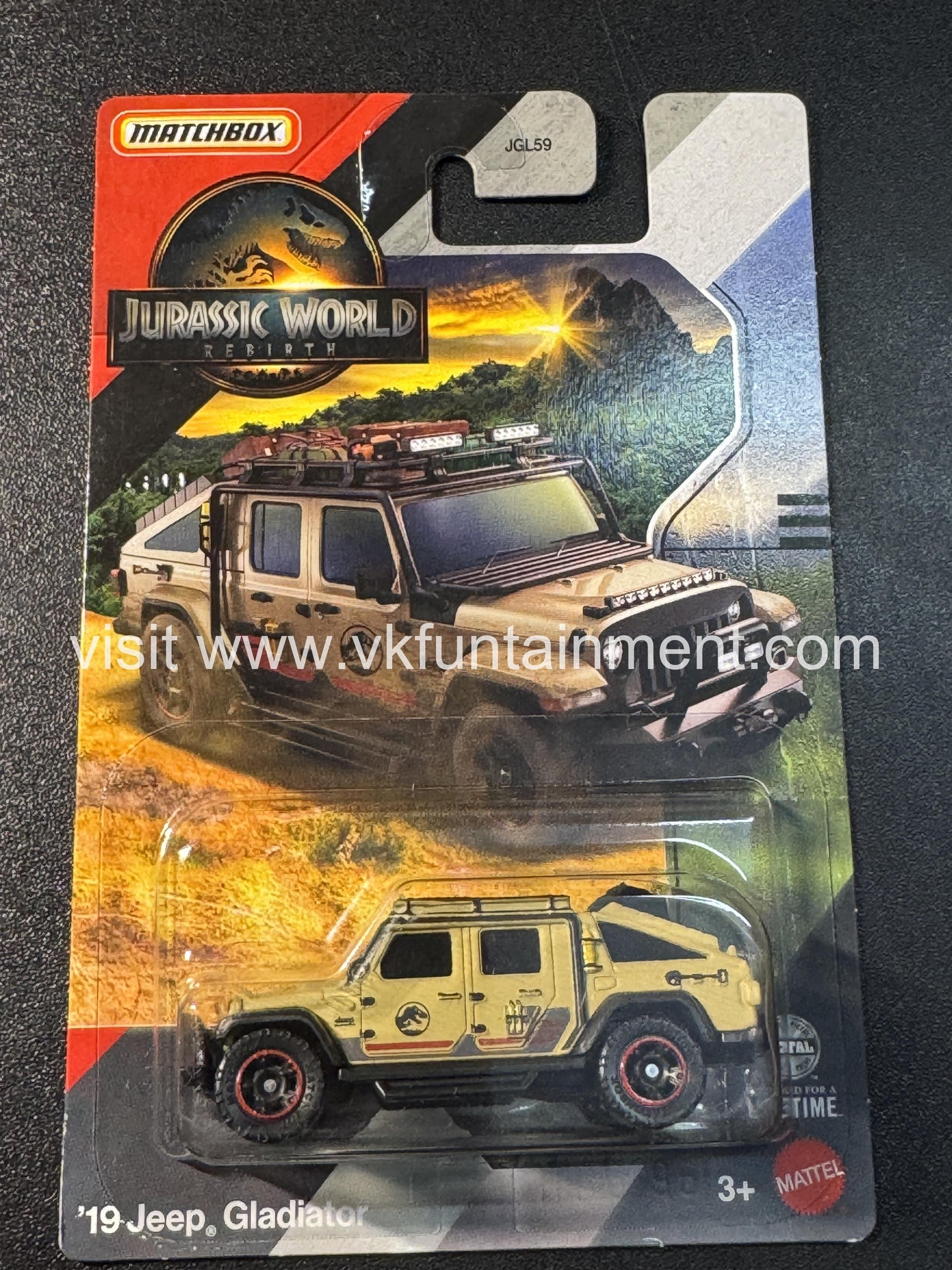MATCHBOX JURASSIC WORD REBIRTH 19 JEEP GLADIATOR