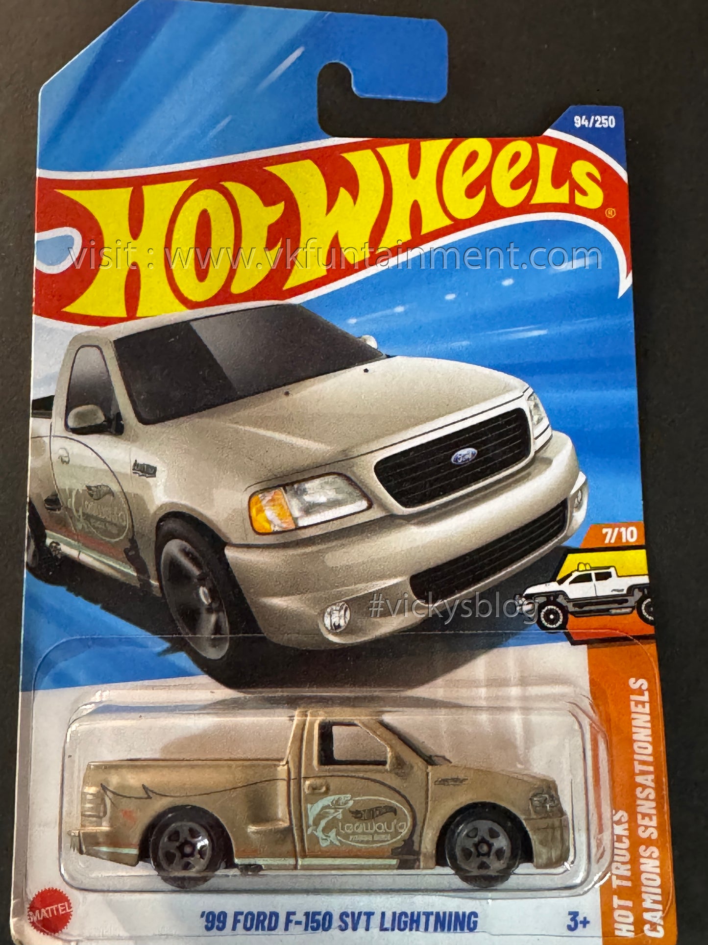 HOT WHEELS '99 FORD F-150 SVT LIGHTNING