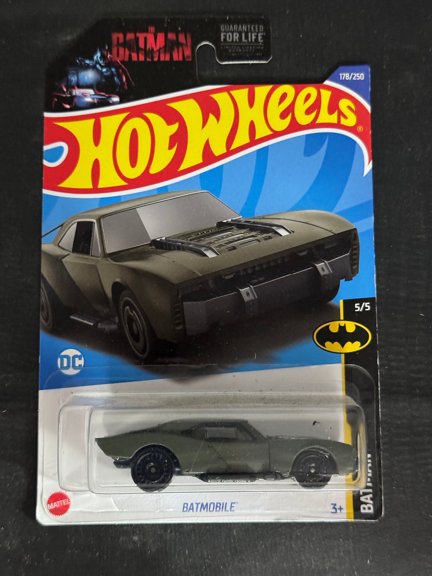Hot Wheels BATMOBILE GREEN