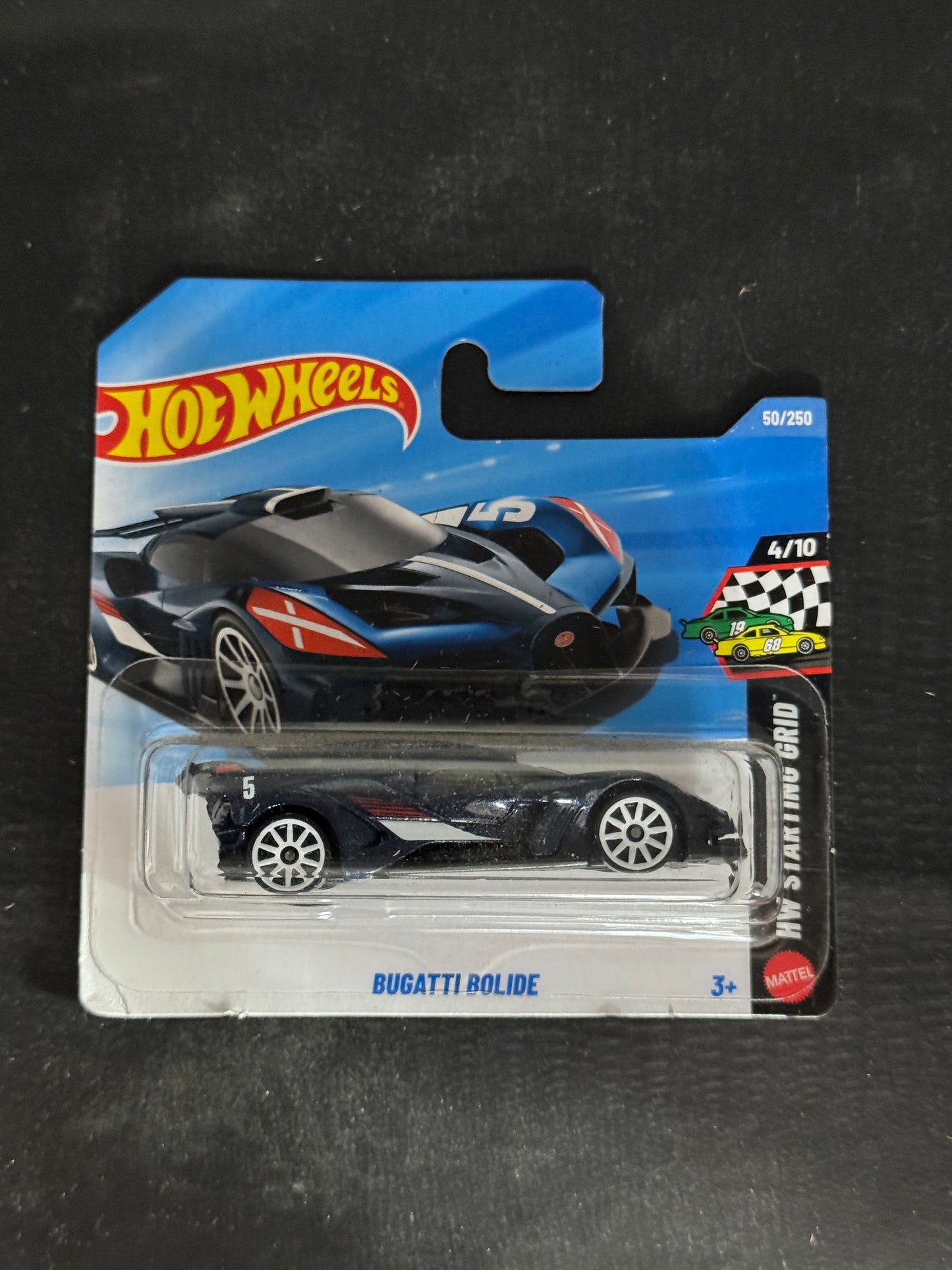 Hot Wheels BUGATTI BOLIDE BLUE BLACK RED