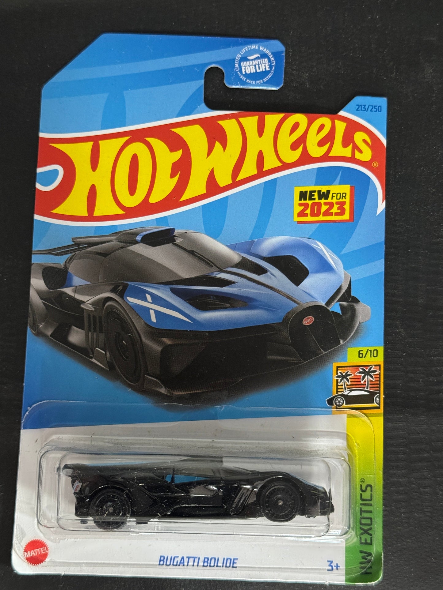 Hot Wheels Bugatti Bolide - Blue and black