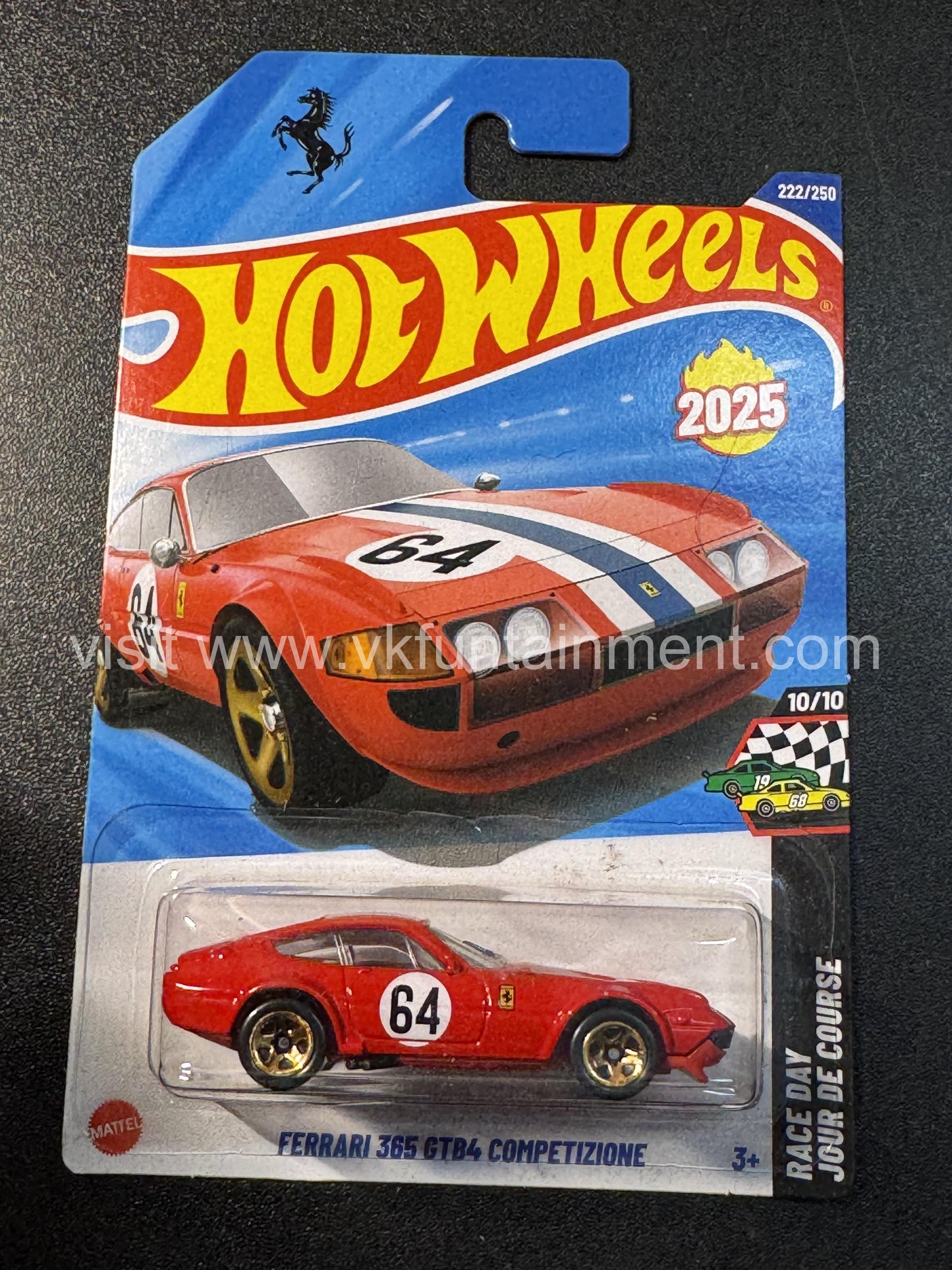 Hot Wheels FERRARI 365 GTB4 COMPETIZIONE - RED