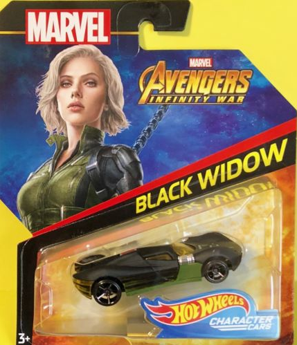 Hot Wheels - Marvel Character Cars - Black Widow