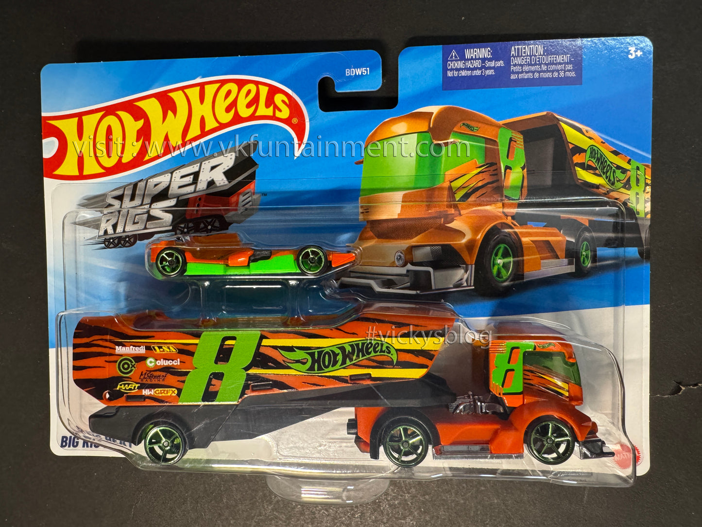 HOT WHEELS SUPER RIGS BIG RIG HEAT