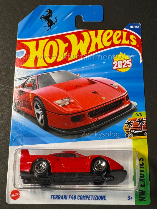 HOT WHEELS FERRARI F40 COMPETIZIONE