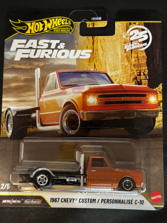 Hot Wheels  1967 Chevy Custom Personallize Fast and Furious