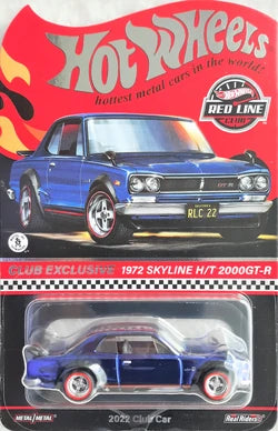 Hot Wheels - Red Line Club Exclusive - 1972 Skyline H/T 2000 GT-R