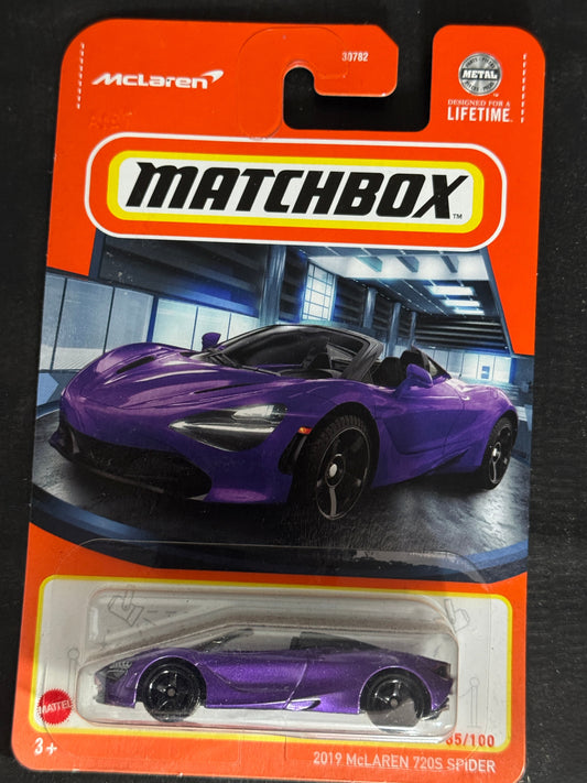 Matchbox  2019 MCLAREN 720S SPIDER