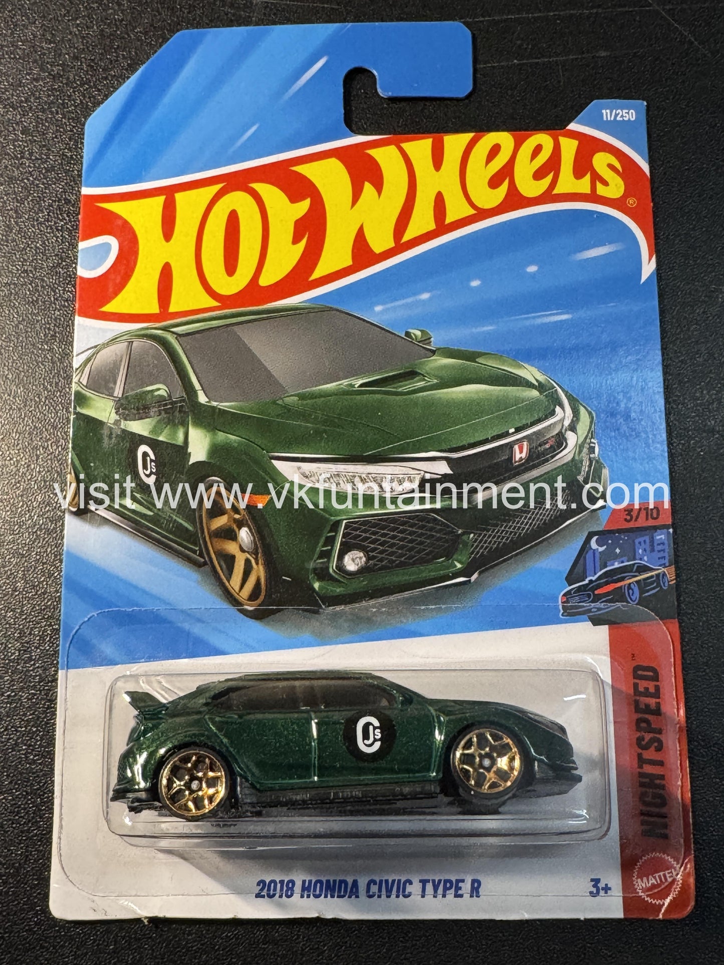 Hot Wheels 2018 HONDA CIVIC TYPE R