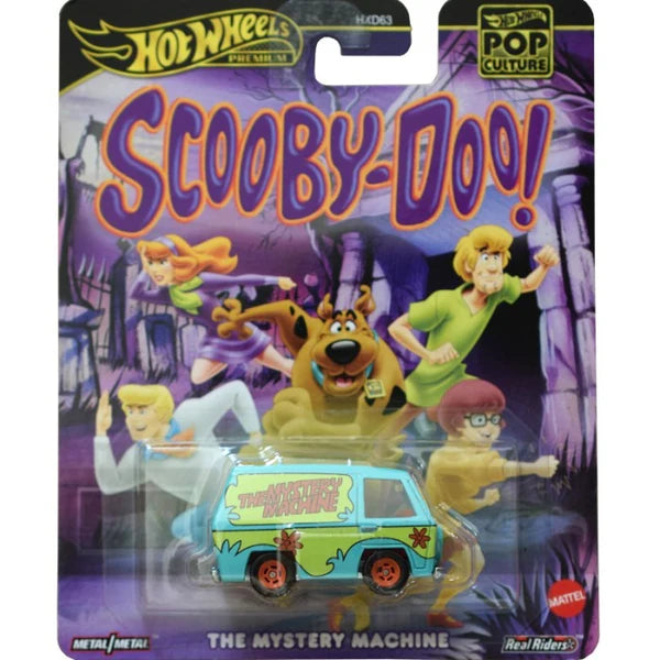 Hot Wheels 2024 Premium - Pop Culture G Diecast Model Car Scooby Doo The Mystery Machine