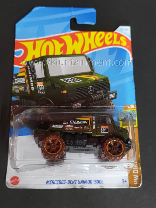 HOT WHEELS MERCEDES-BENZ UNIMOG 1300L