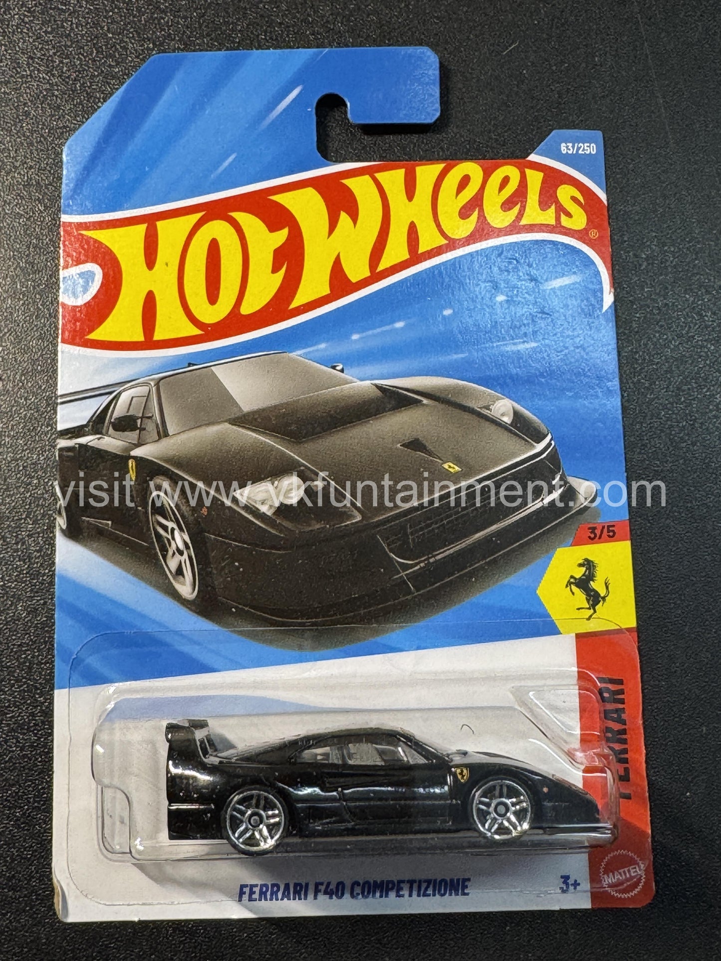 Hot Wheels  FERRARI F40 COMPETIZIONE - BLACK