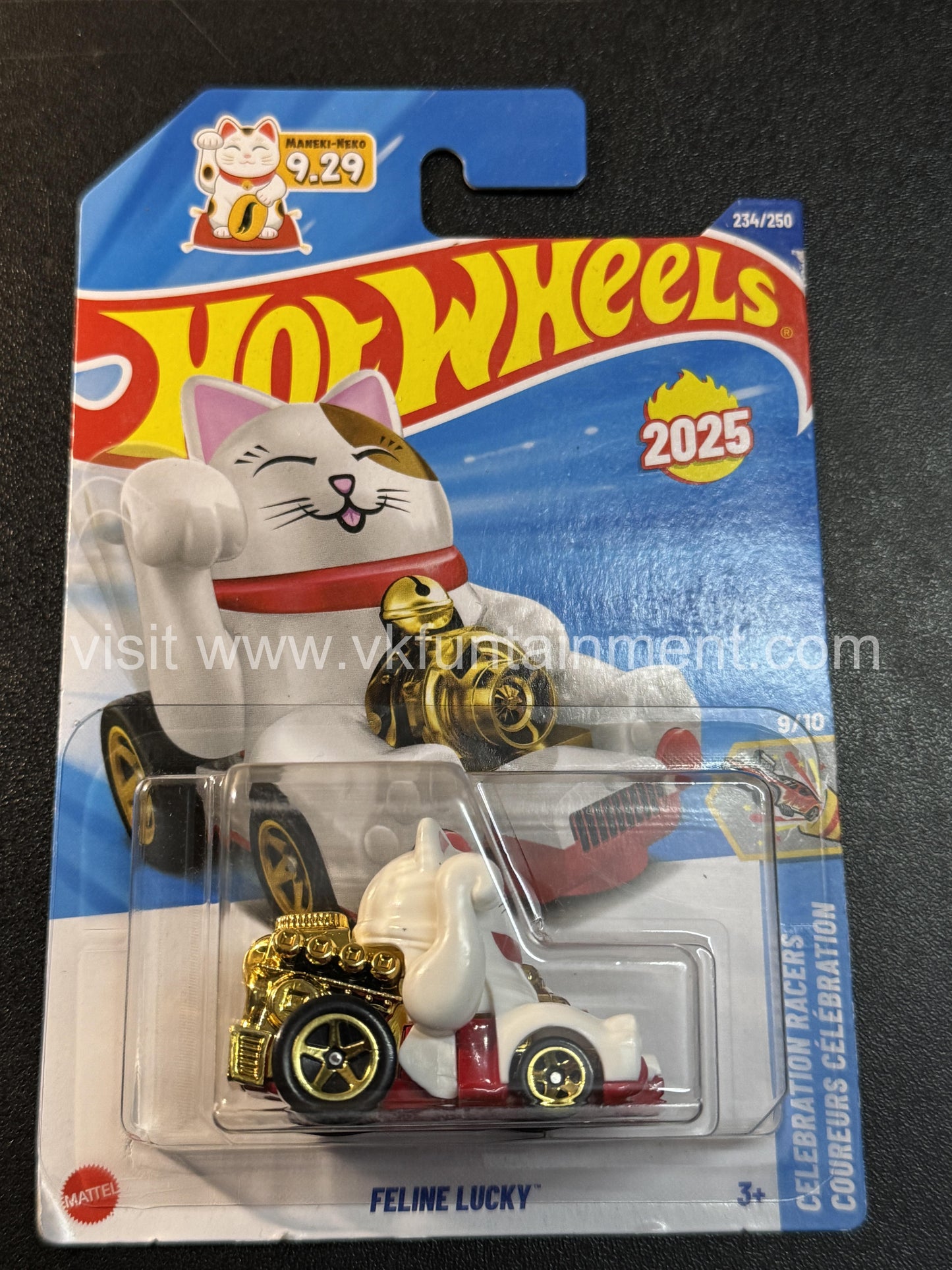 Hot Wheels FELINE LUCKY WHITE