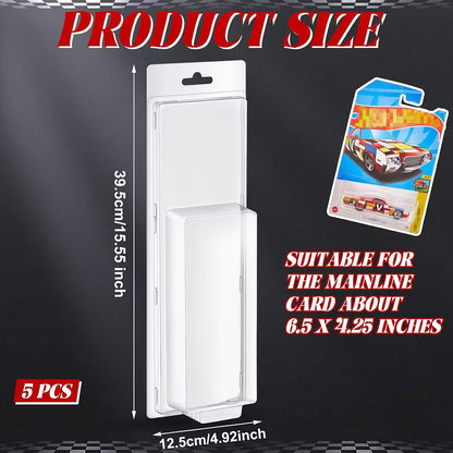 5 Pack Mainline Protector Cases for Hot Wheels