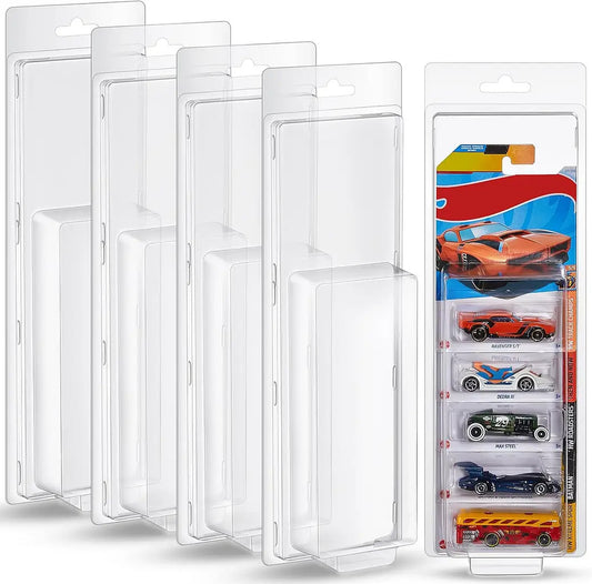 5 Pack Mainline Protector Cases for Hot Wheels