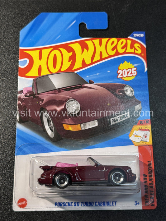 Hot Wheels PORSCHE 911 TURBO CABRIOLET