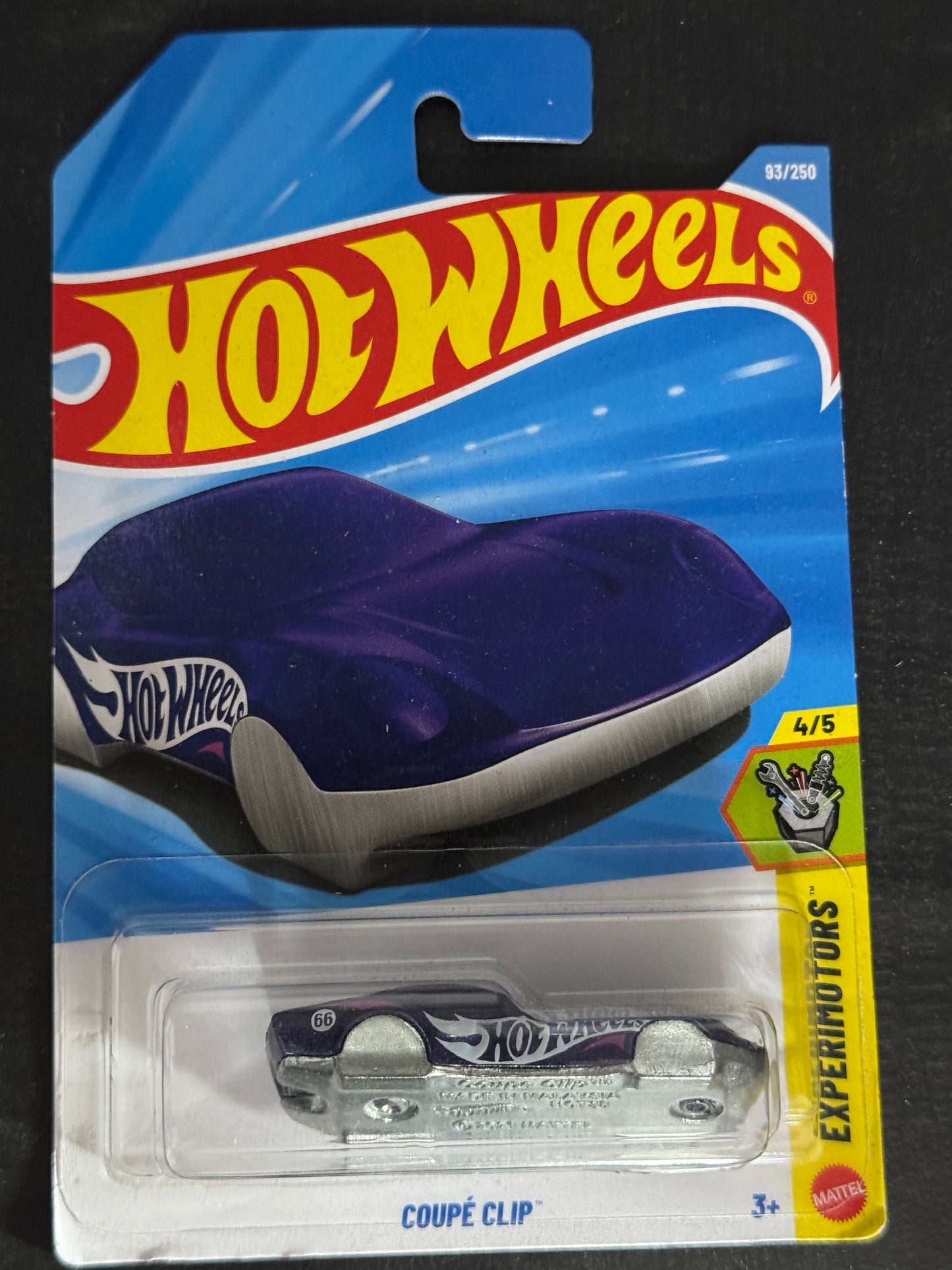 Hot Wheels  COUPE CLIP BLUE AND GREY