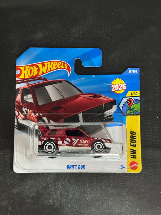 Hot Wheels DRIFT BOX SHORT CARD