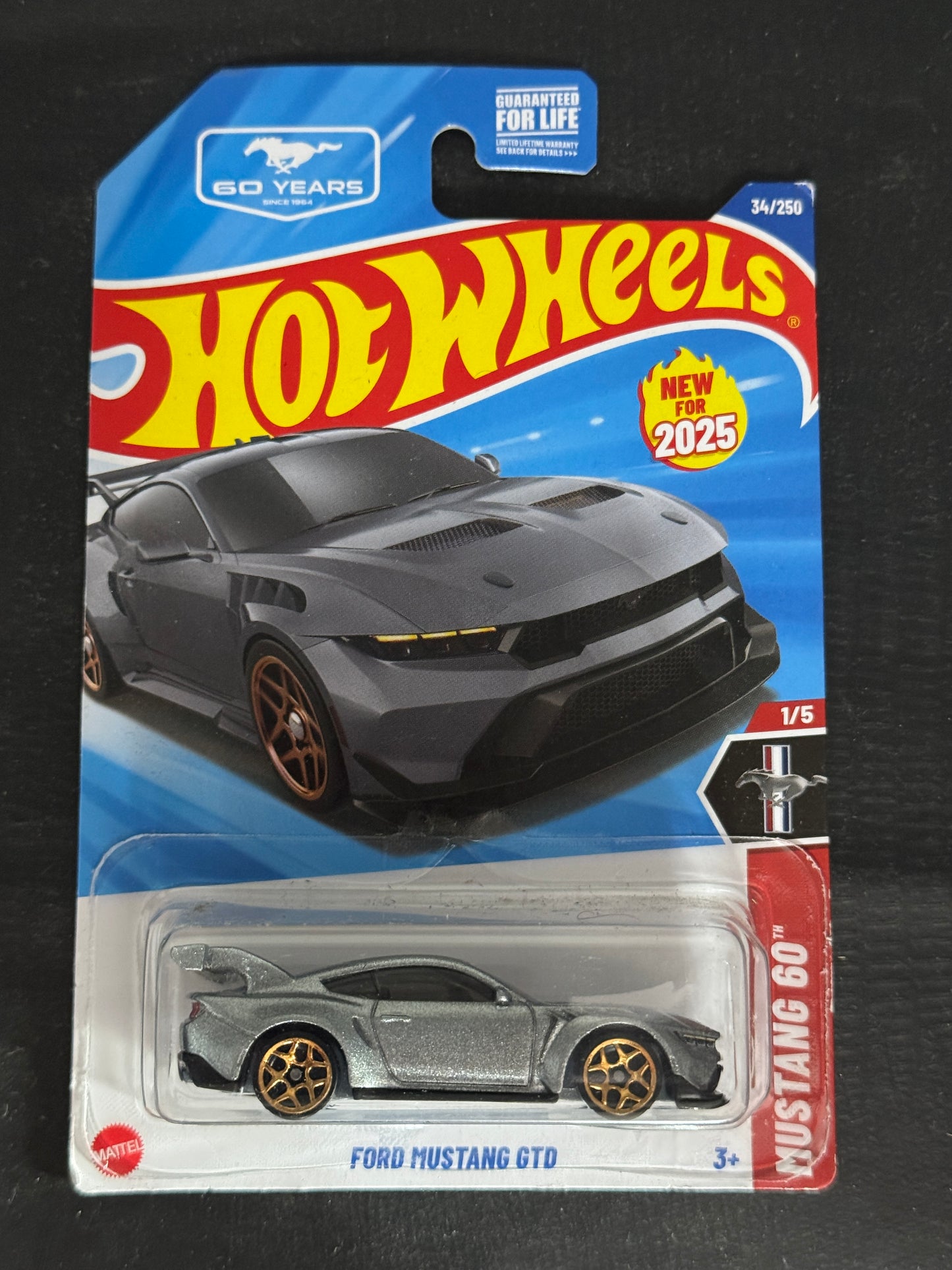 Hot Wheels  FORD MUSTANG GTD SILVER