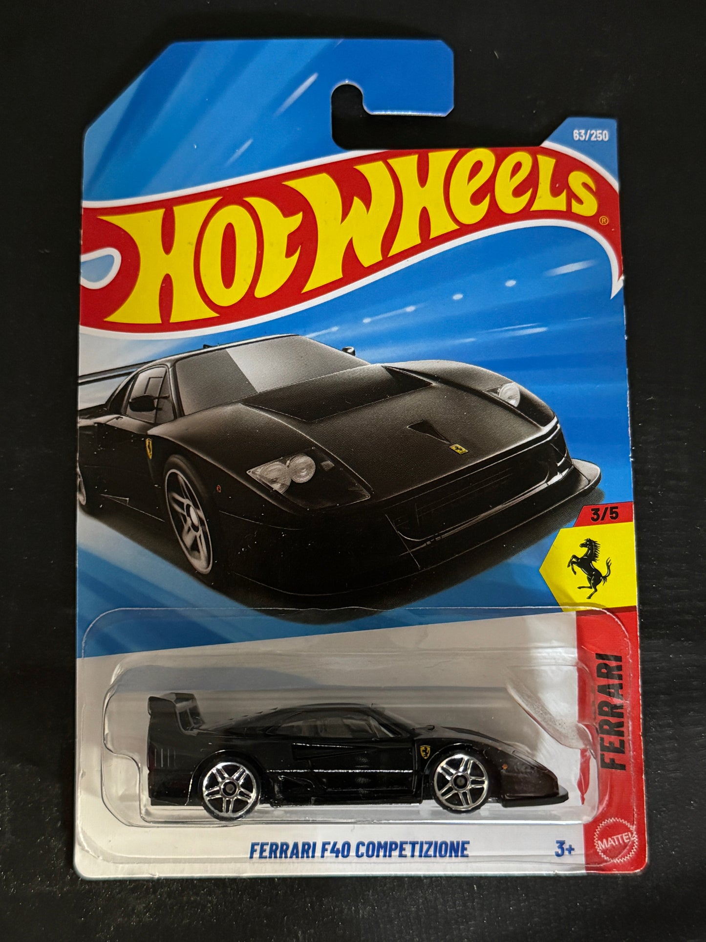 Hot Wheels  Ferrari F40 Competition Black