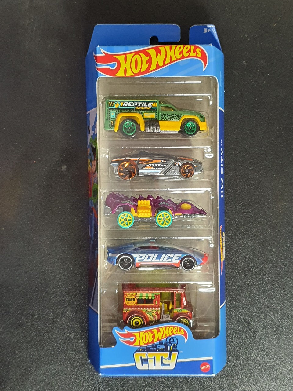 Hot Wheels - City 5 Pack (alpha Pursuit - Bread Box - Rescue Duty - Fa 