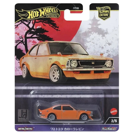 Hot Wheels -'72 Toyota Corolla Levin- Car Culture 2024 B Case- Japan Historics 4