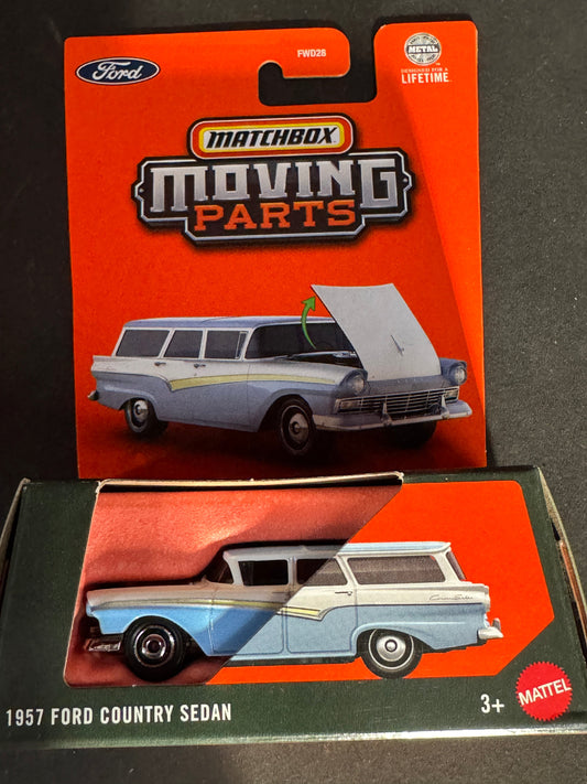 MATCHBOX MOVING PARTS 1957 FORD COUNTRY SEDAN