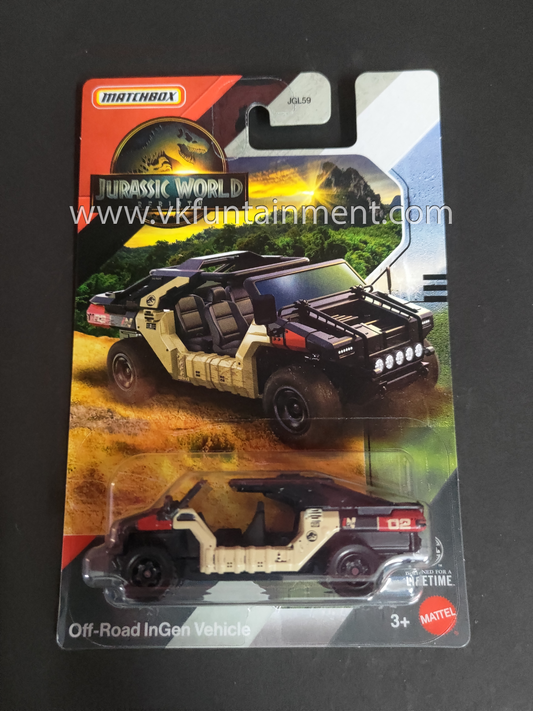 Match Box - Jurassic World - Off Road InGen Vehicle