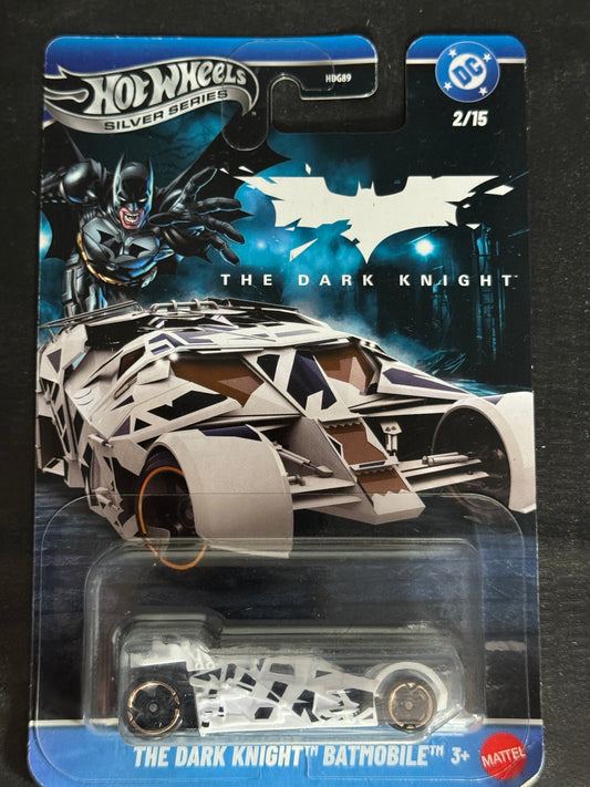 Hot Wheels  THE DARK MOBILE BATMOBILE SILVER SERIES WHITE