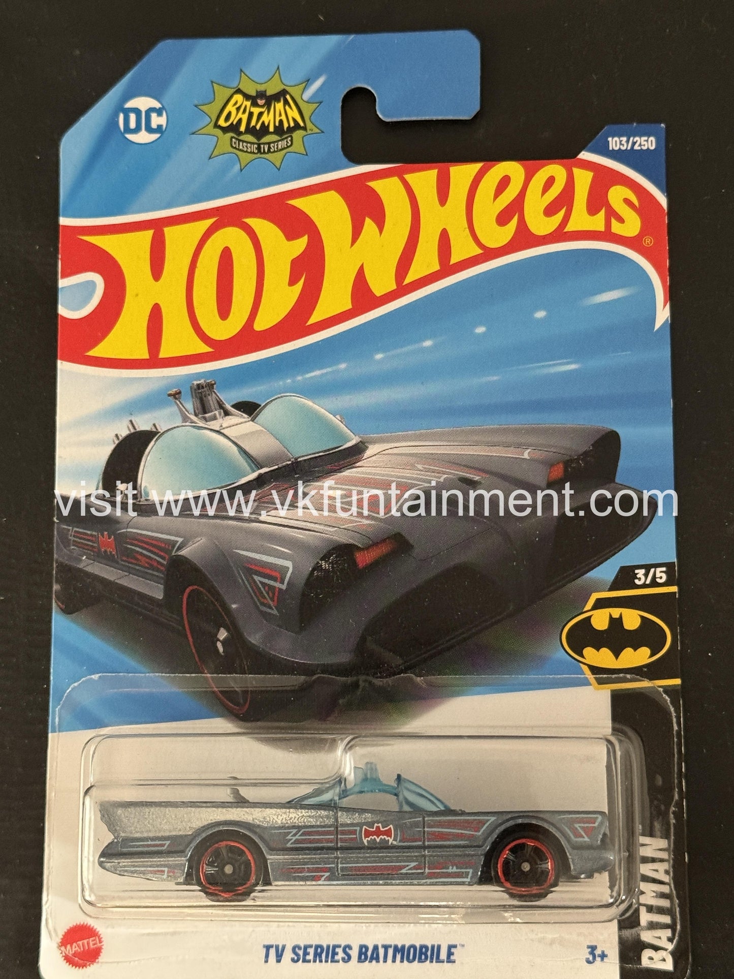 Hot Wheels TV SERIES BATMOBILE â€“ Grey