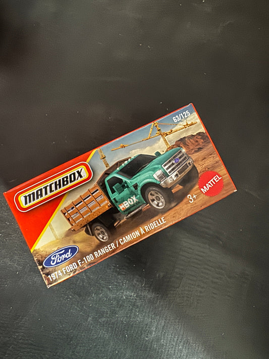 Matchbox 1974 FORD F-100 RANGER CAMION A RIDELLE
