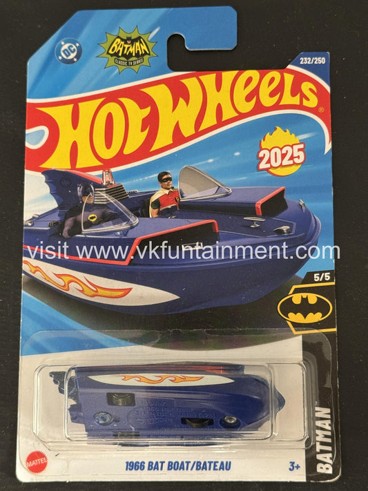 Hot Wheels 1966 BAT BOATBATEAU â€“ BLUE