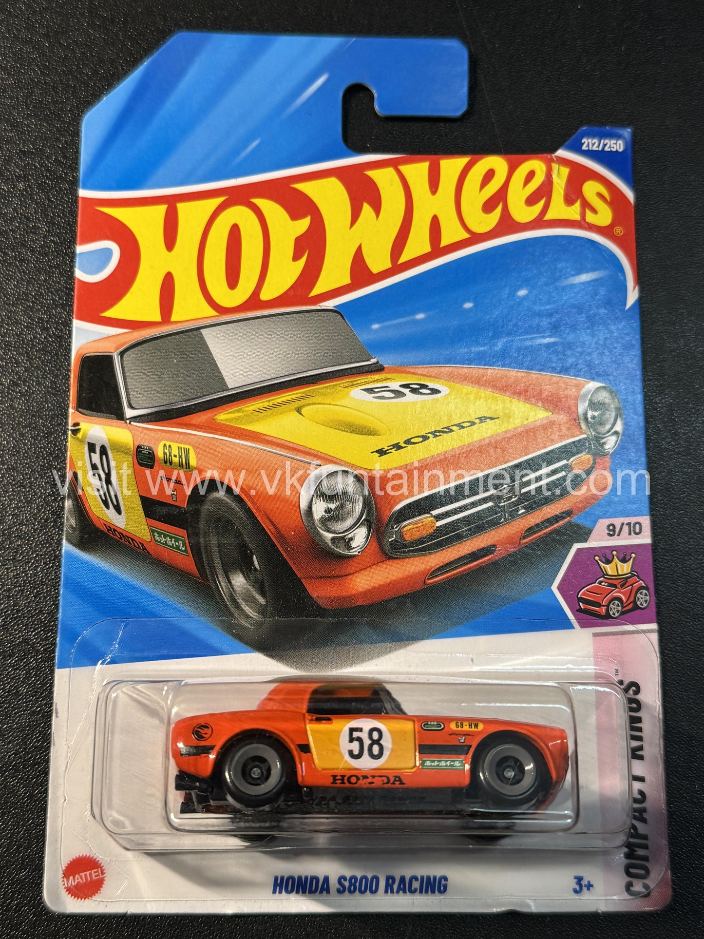 Hot Wheels HONDA S800 RACING â€“ TREASURE HUNT