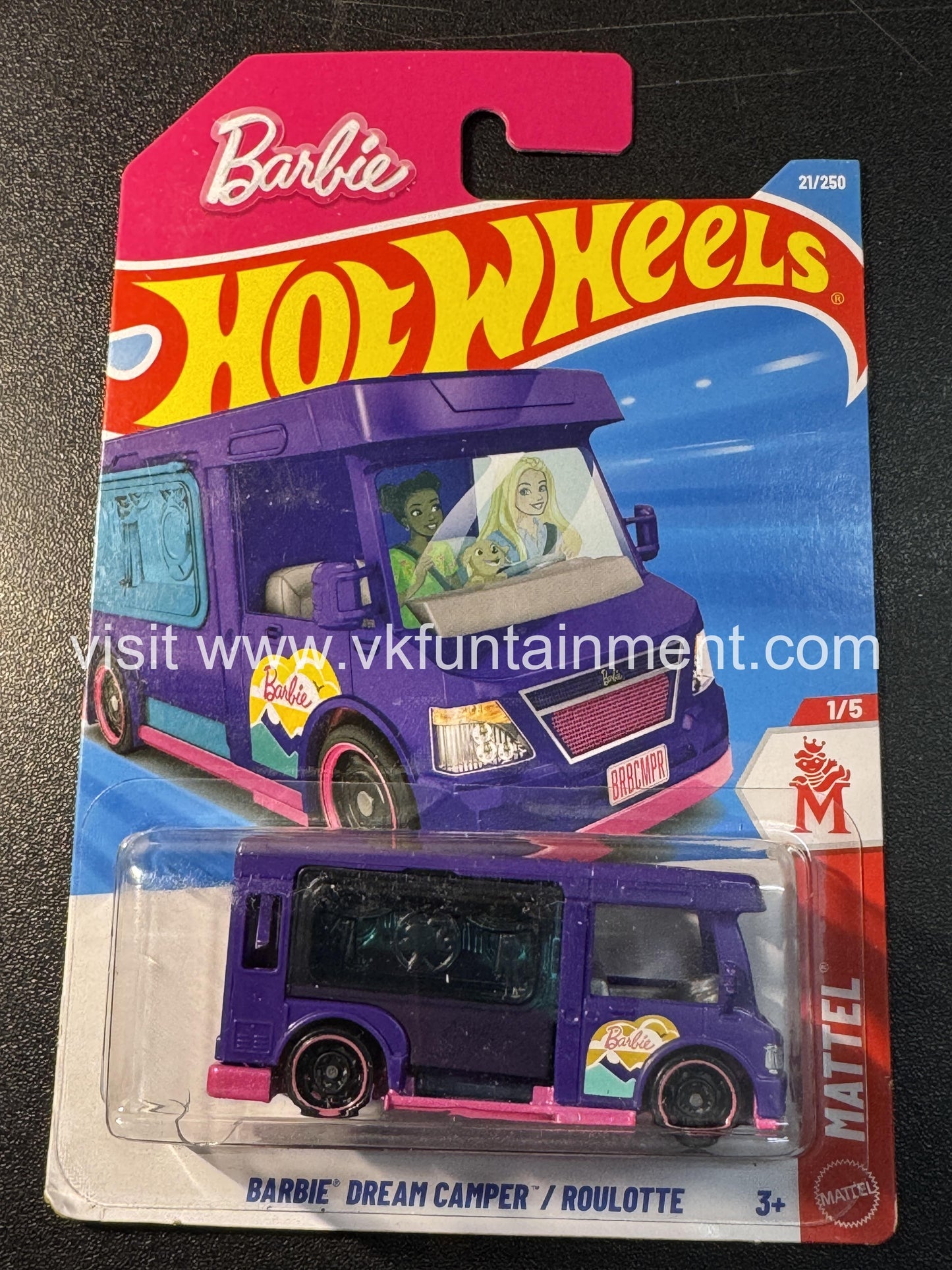 Hot Wheels BARBIE DREAM CAMPER ROULOTTE