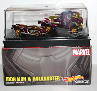 Hot Wheels - Marvel Character Cars - Iron Man & Hulkbuster