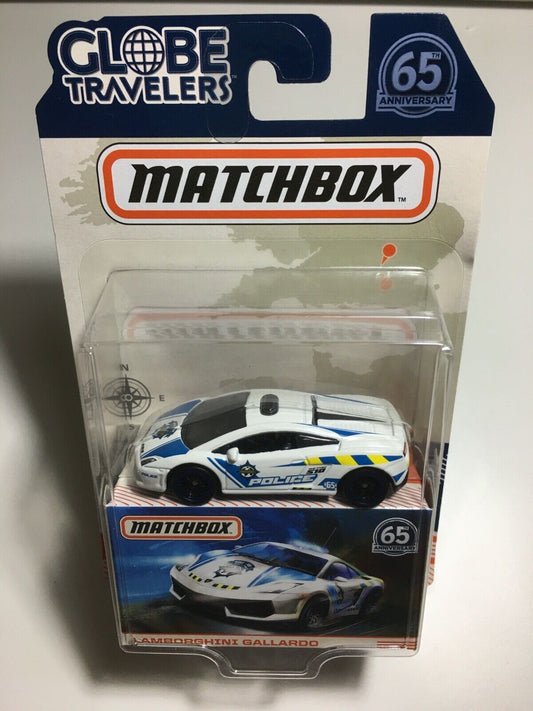 MatchBox Globe Travelers Lamborghini Gallardo Police 65th Anniversary